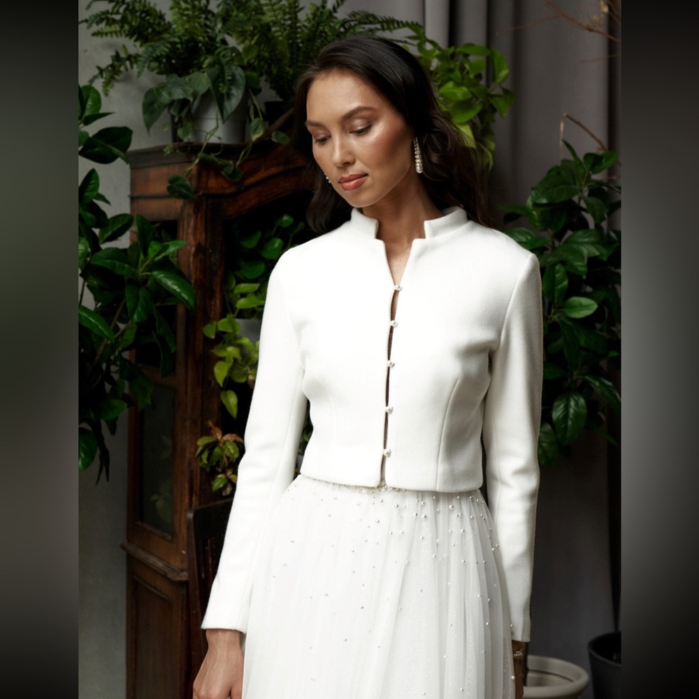 Bridal Bolero Wool Jacket